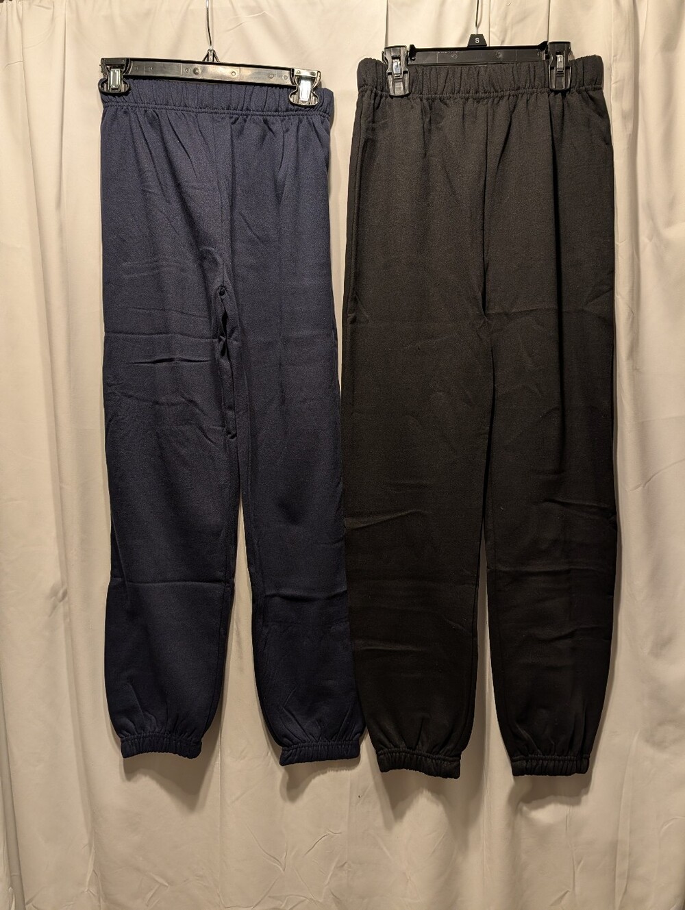 NWOT. Pair Of Youth Sweatpants. Y-XL. Navy & Black